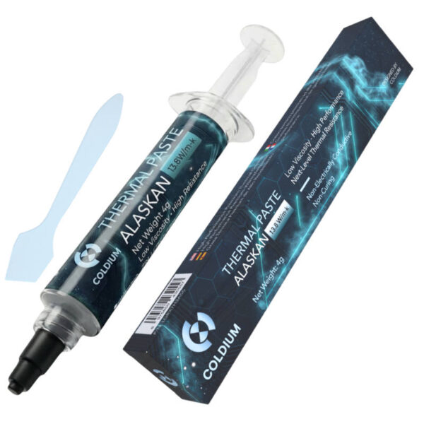 Pasta térmica Coldium Alaskan 4grs con espátula Pasta térmica Coldium Alaskan 4grs con espátula