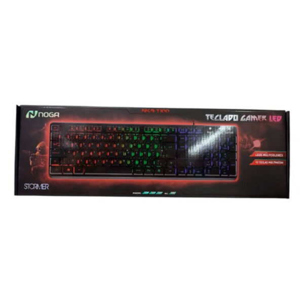 Teclado gamer LED Noga Stormer NKB-T100 - caja