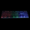 Teclado gamer LED Noga Stormer NKB-T100 - encendido en la oscuridad