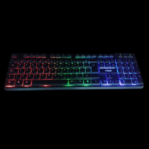 Teclado gamer LED Noga Stormer NKB-T100 - encendido en la oscuridad