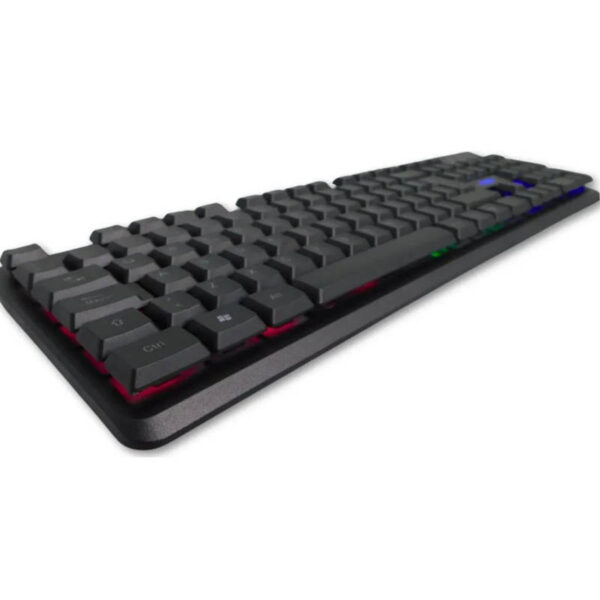 Teclado gamer LED Noga Stormer NKB-T100 - vista lateral
