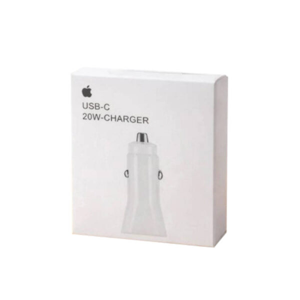 Cargador para auto 20W - 1 USB tipo C - caja Cargador para auto 20W - 1 USB tipo C