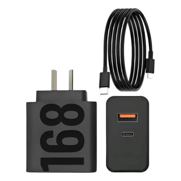 Cargador 220V Hytoshy - 1 USB + 1 USB tipo C + cable tipo C - diferentes vistas Cargdor 220V Hytoshy - 1 USB + 1 USB tipo C + cable tipo C - diferentes vistas
