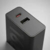 Cargador 220V Hytoshy - 1 USB + 1 USB tipo C + cable tipo C - puertos Cargador 220V Hytoshy - 1 USB + 1 USB tipo C + cable tipo C