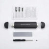 Carry disk para disco M.2 NVMe USB 3.2 y USB tipo C S159 - contenido de la caja Carry disk para disco M.2 NVMe USB 3.2 y USB tipo C S159 - contenido de la caja