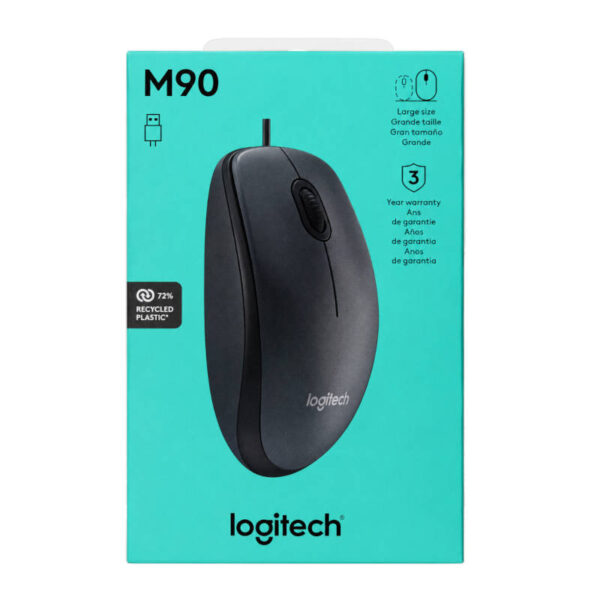 Mouse USB Logitech M90 - caja Mouse USB Logitech M90 - caja