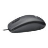 Mouse USB Logitech M90 - vista lateral izquierda Mouse USB Logitech M90 - vista lateral izquierda