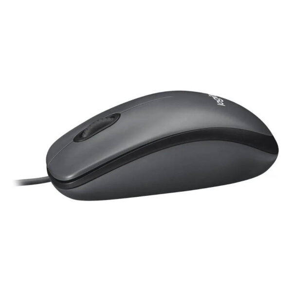Mouse USB Logitech M90 - vista lateral izquierda Mouse USB Logitech M90 - vista lateral izquierda