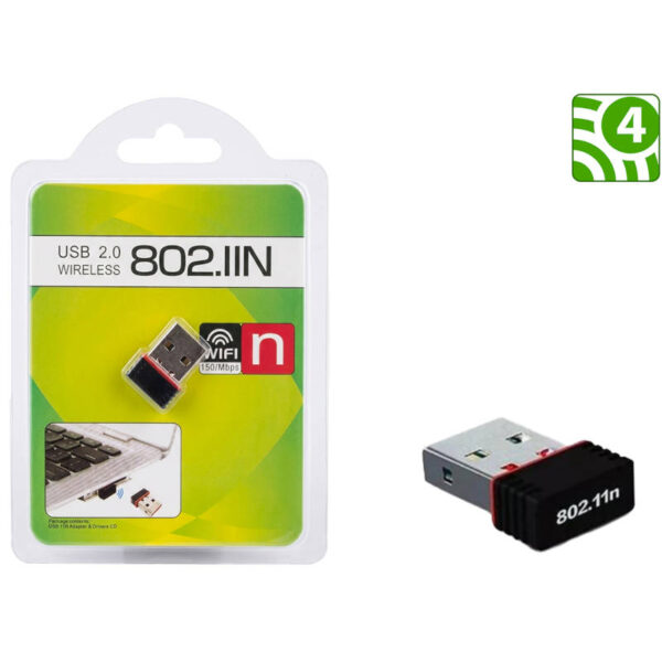 Placa de red Wifi USB Mini nano 15Mbps 2.4Ghz Placa de red Wifi USB Mini nano 15Mbps 2.4Ghz