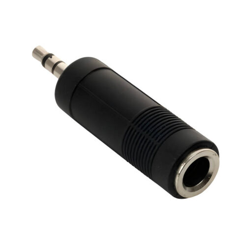 Adaptador plug 3.5mm macho a jack 6.5mm hembra