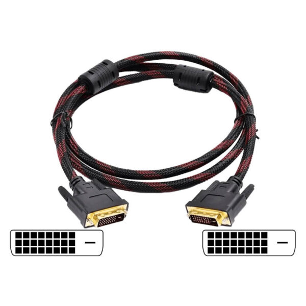Cable DVI-D macho a DVI-D macho 1.8m con filtro Cable DVI-D macho a DVI-D macho 1.8m con filtro