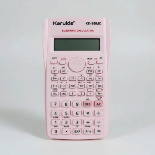 Calculadora científica Karuida KK-89MC - rosa - vista superior