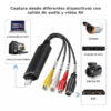 Capturadora de video USB EasyCAP - entrada y salida