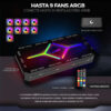 Hub splitter controladora ARGB PWM 9 puertos Sentey GS-1000 Hub splitter controladora ARGB PWM 9 puertos Sentey GS-1000