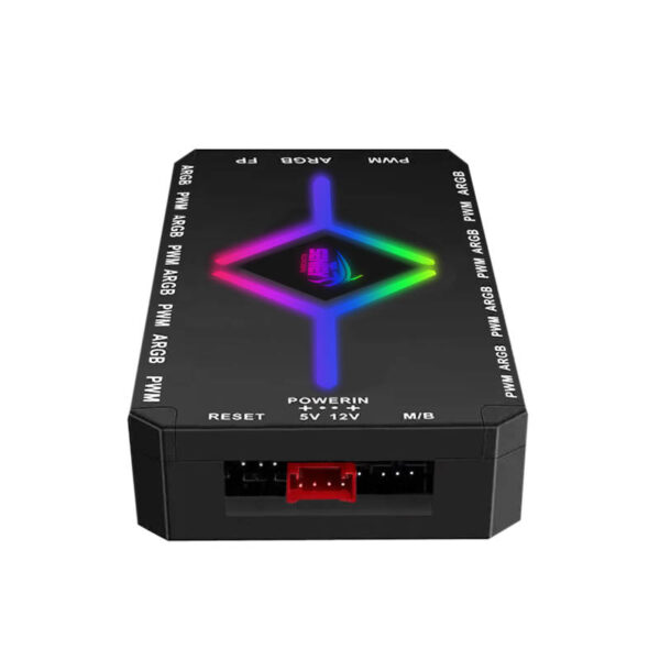 Hub splitter controladora ARGB PWM 9 puertos Sentey GS-1000 - controladora - 2 Hub splitter controladora ARGB PWM 9 puertos Sentey GS-1000 - controladora - 2