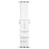 Malla de reloj de silicona trenzada blanca MODS-767
