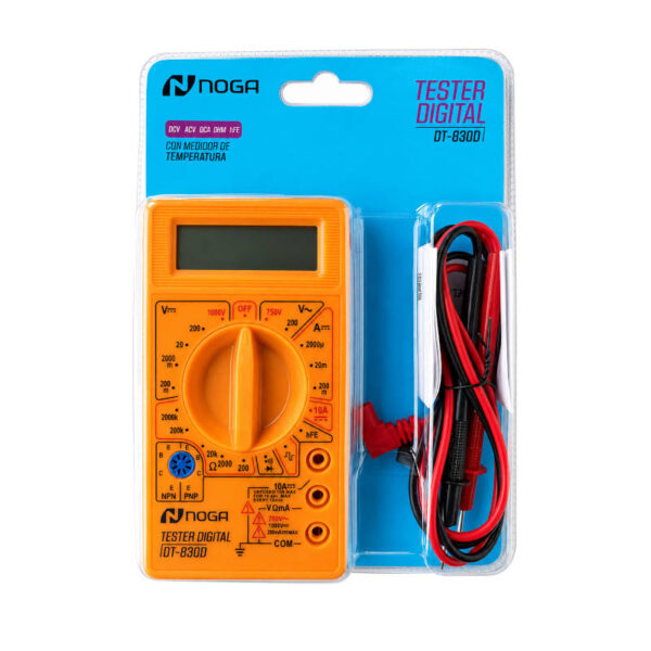 Tester multímetro digital Noga DT-830D - blíster