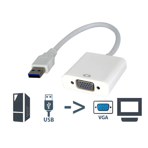 Adaptador USB 3.0 a VGA Adaptador USB 3.0 a VGA