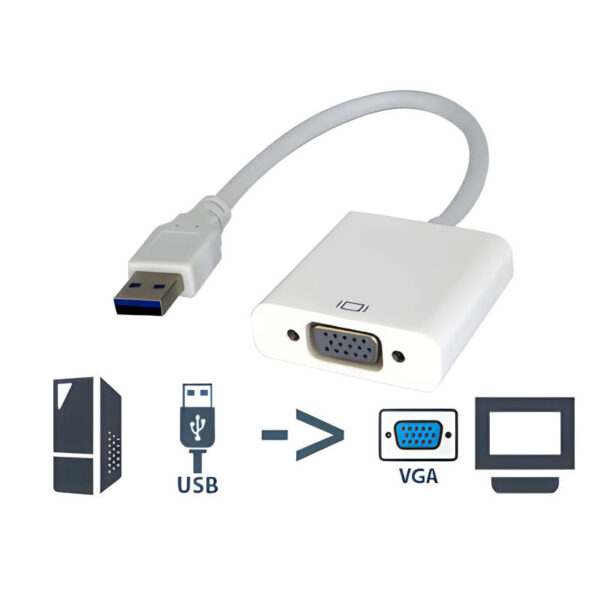 Adaptador USB 3.0 a VGA