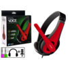 Auriculares vincha con micrófono Noga NGV-400 - rojo Auriculares vincha con micrófono Noga NGV-400 - rojo
