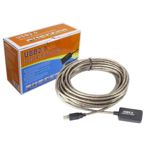Cable USB 2.0 extensión alargue 5 metros activo Cable USB 2.0 extensión alargue 5 metros activo