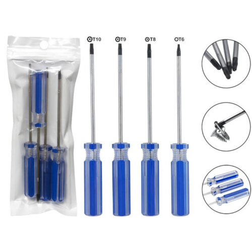 Kit de destornilladores Torx T6 + Torx de seguridad T8 T9 T10 Kit de destornilladores Torx T6 + Torx de seguridad T8 T9 T10