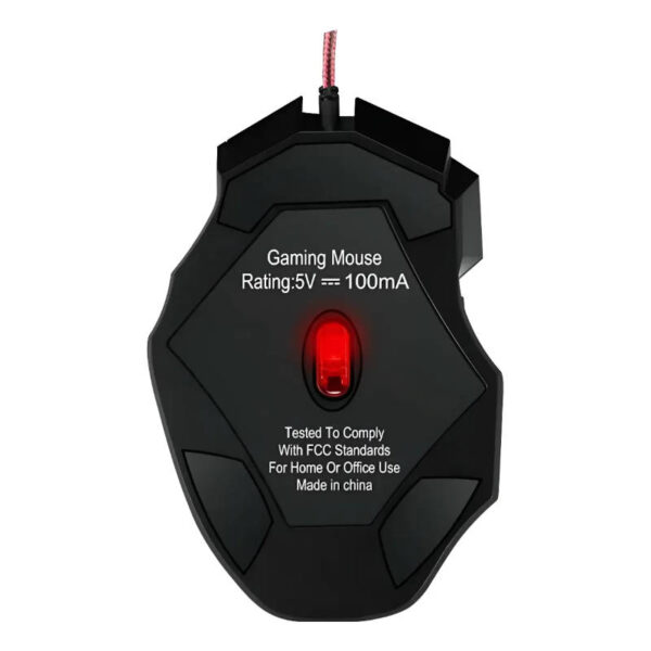 Mouse gamer USB G6 - parte trasera Mouse gamer USB G6 - parte trasera