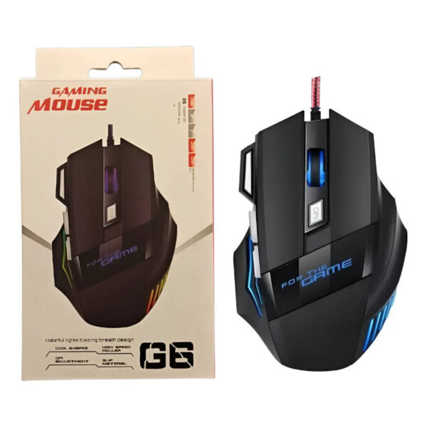 Mouse gamer USB G6 - presentación Mouse gamer USB G6 - presentación