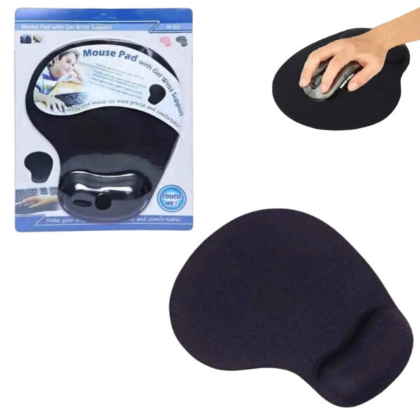 Mouse pad con apoya muñeca de gel H-02 Mouse pad con apoya muñeca de gel H-02