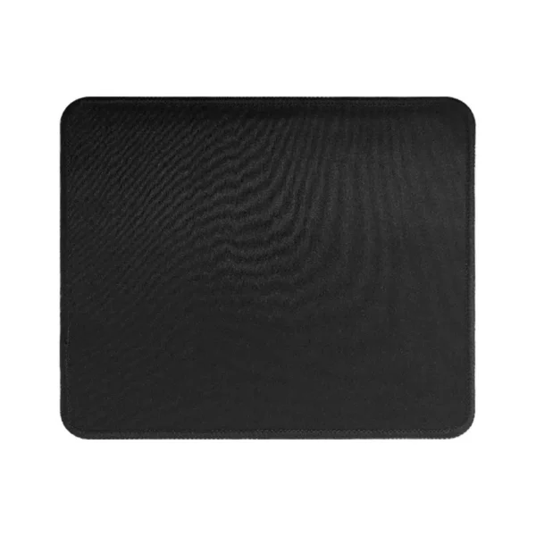 Mouse pad negro liso 25x21x0.2cm AJ L-16 - vista superior Mouse pad negro liso 25x21x0.2cm AJ L-16 - vista superior