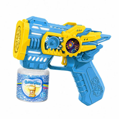 Pistola de burbujas a pilas Gear Bubble Yuhongchi QB-502Y - celeste Pistola de burbujas a pilas Gear Bubble Yuhongchi QB-502Y - celeste