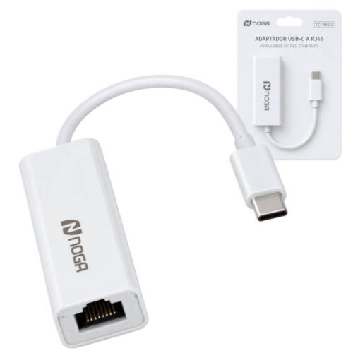 Adaptador USB tipo C a RJ45 Noga TC-RED2 Adaptador USB tipo C a RJ45 Noga TC-RED2