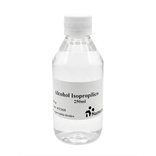 Alcohol isopropílico en botella 250ml Nameco Alcohol isopropílico en botella 250ml Nameco