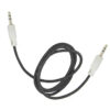 Cable auxiliar miniplug 3.5mm telado 1 metro Only MOD005 - negro - cable a lo largo Cable auxiliar miniplug 3.5mm telado 1 metro Only MOD005 - negro - cable a lo largo