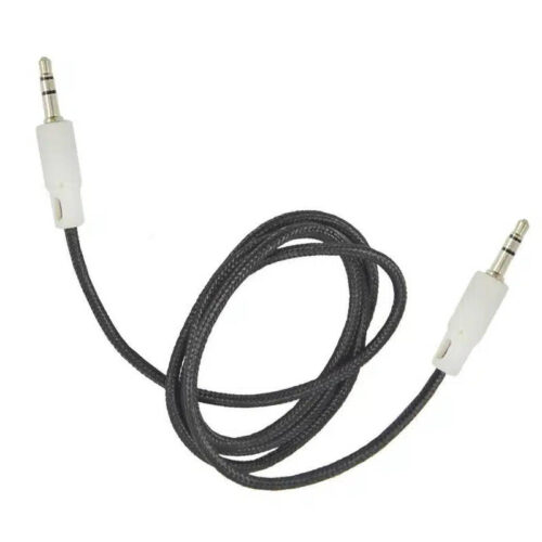 Cable auxiliar miniplug 3.5mm telado 1 metro Only MOD005 - negro - cable a lo largo Cable auxiliar miniplug 3.5mm telado 1 metro Only MOD005 - negro - cable a lo largo