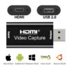 Capturadora de video HDMI FullHD - compatibilidades Capturadora de video HDMI FullHD - compatibilidades