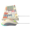 Combo de mouse y teclado retroiluminado Netmak NM-TM34 - vista lateral derecha Combo de mouse y teclado retroiluminado Netmak NM-TM34 - vista lateral derecha