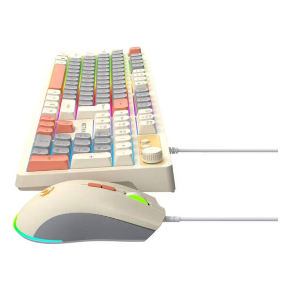 Combo de mouse y teclado retroiluminado Netmak NM-TM34 - vista lateral derecha Combo de mouse y teclado retroiluminado Netmak NM-TM34 - vista lateral derecha