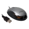 Mouse USB Noga NG-611U - gris - vista lateral apapado Mouse USB Noga NG-611U - gris - vista lateral apapado