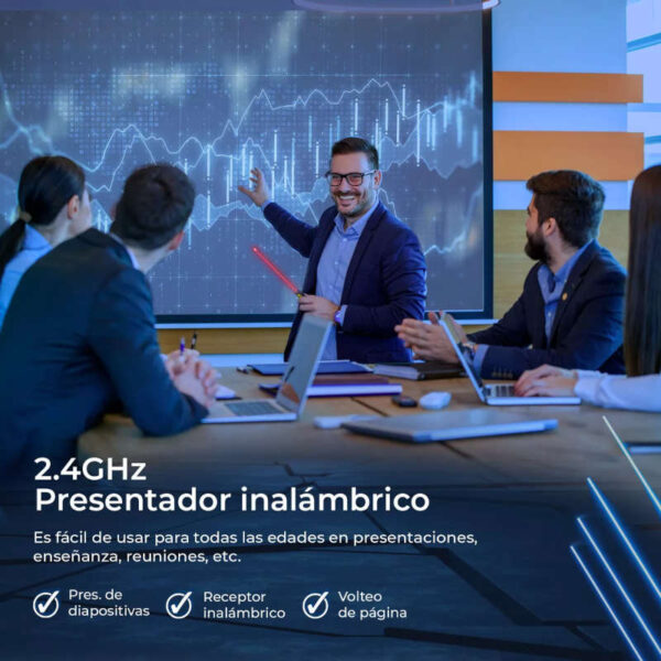 Presentador puntero láser inalámbrico Powerpoint Melech-663 - presentador inalámbrico Presentador puntero láser inalámbrico Powerpoint Melech-663 - presentador inalámbrico