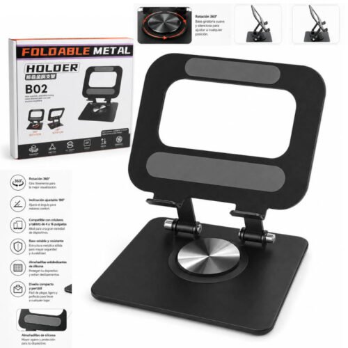 Soporte de metal para tablet entre 4 y 16 B02 Soporte de metal para tablet entre 4 y 16 B02
