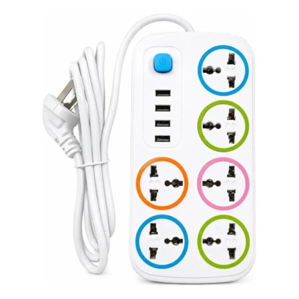 Zapatilla 6 tomas 4 USB 1.5m Ogaan OG-6UE Zapatilla 6 tomas 4 USB 1.5m Ogaan OG-6UE
