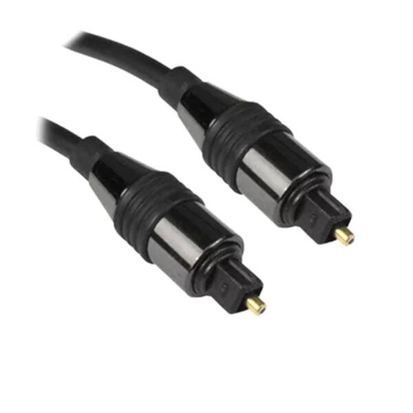 Cable de audio digital óptico Toslink 2m Netmak NM-C101 - extremos