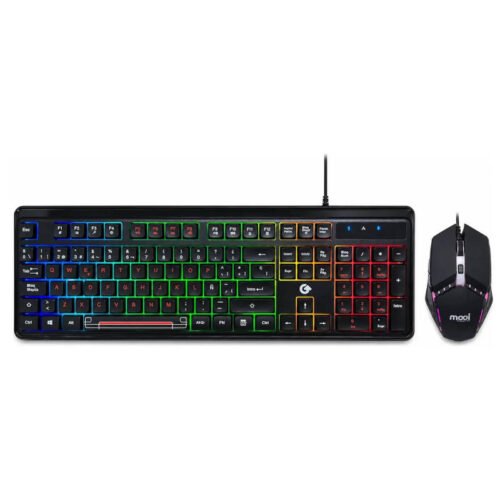 Combo gamer de mouse USB Mooi M21 y teclado USB Go! Pulse - Presentación del combo