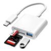 Hub USB tipo C 3 en 1_ SD + TF + USB 3.0 Fulltotal - ejemplo de conexiones Hub USB tipo C 3 en 1_ SD + TF + USB 3.0 Fulltotal - ejemplo de conexiones