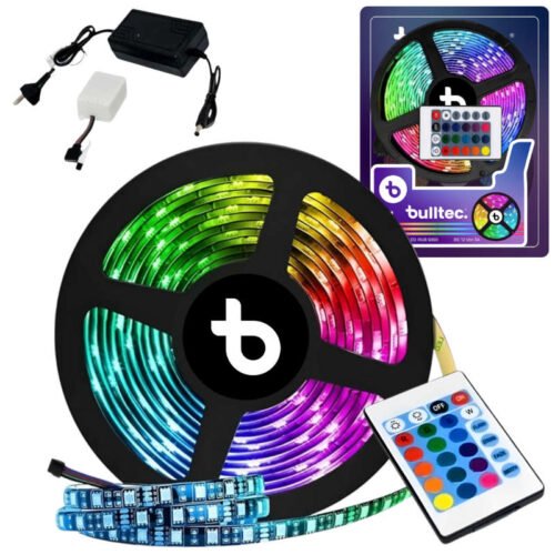 Kit tira LED 5050 RGB 5 Metros Bulltec 5050RGB - presentación del producto Kit tira LED 5050 RGB 5 Metros Bulltec 5050RGB - presentación del producto