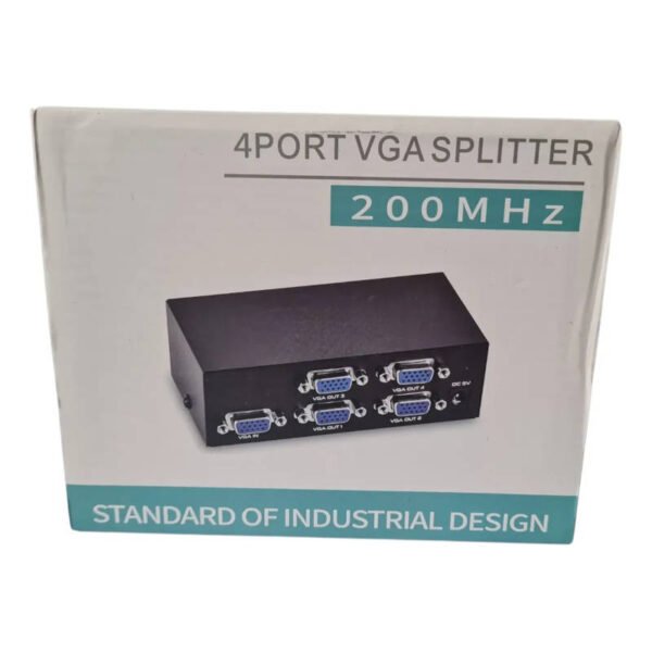 Splitter VGA 4 puertos - caja Splitter VGA 4 puertos - caja