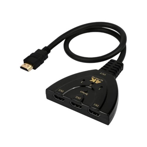 Switch selector 1 HDMI a 3 HDMI a botonera Switch selector 1 HDMI a 3 HDMI a botonera
