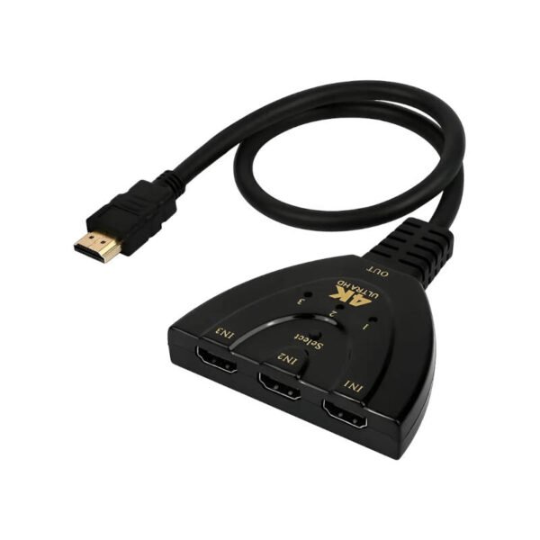 Switch selector 1 HDMI a 3 HDMI a botonera